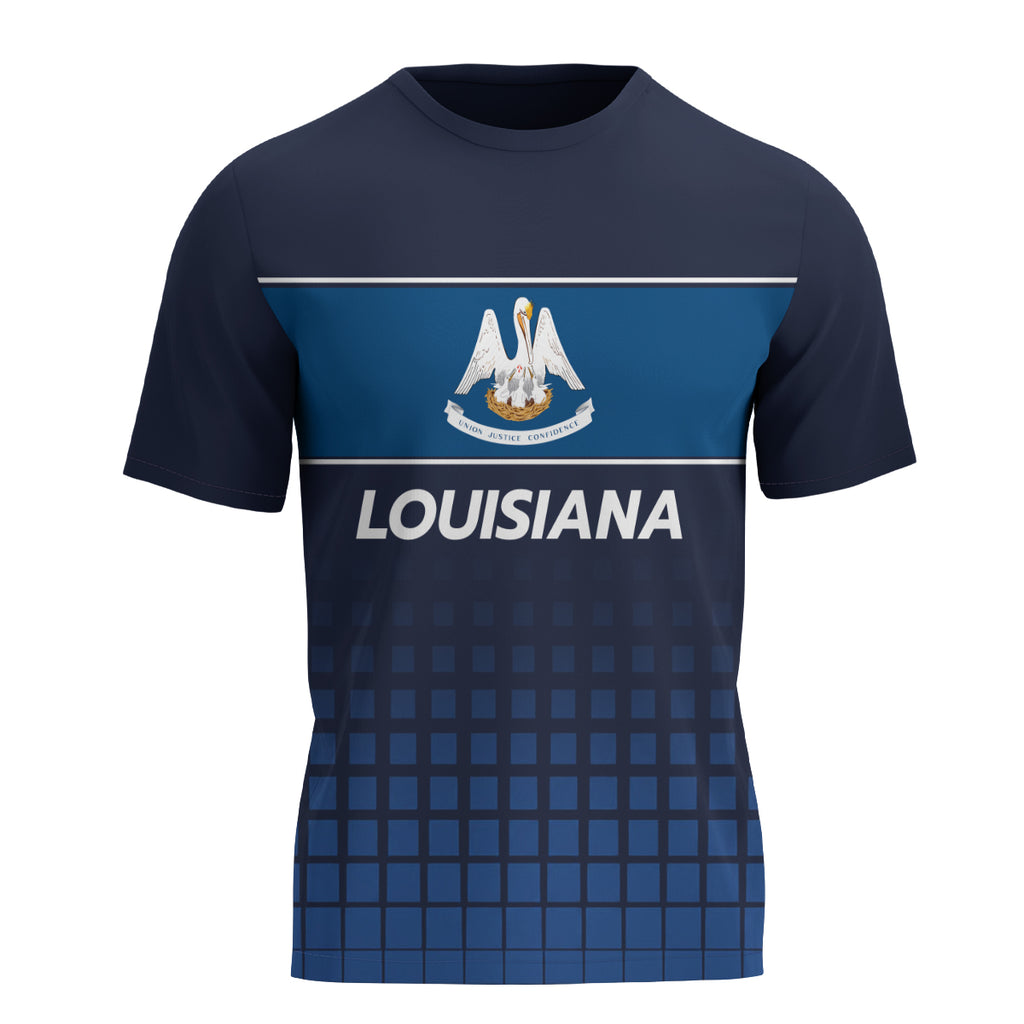 Louisiana State Pride Tech Running T-Shirt
