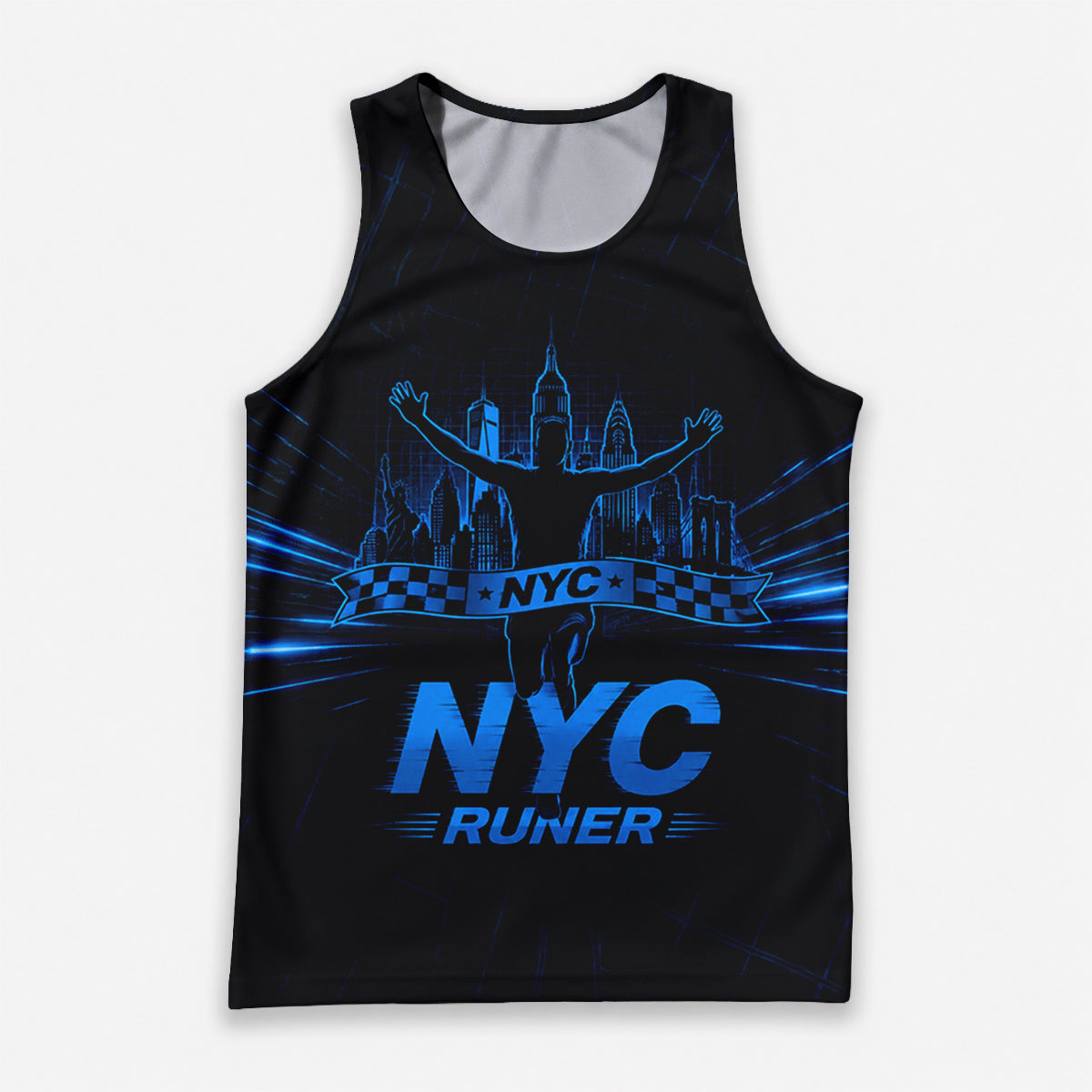 NYC Urban Grid New York Running Tank Top