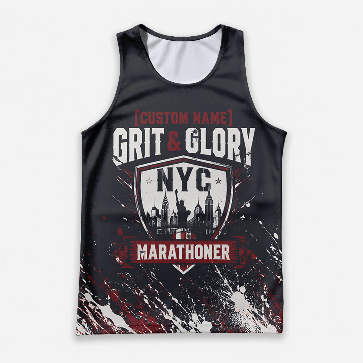 New York Grit & Glory The NYC Race Day Running Tank Top