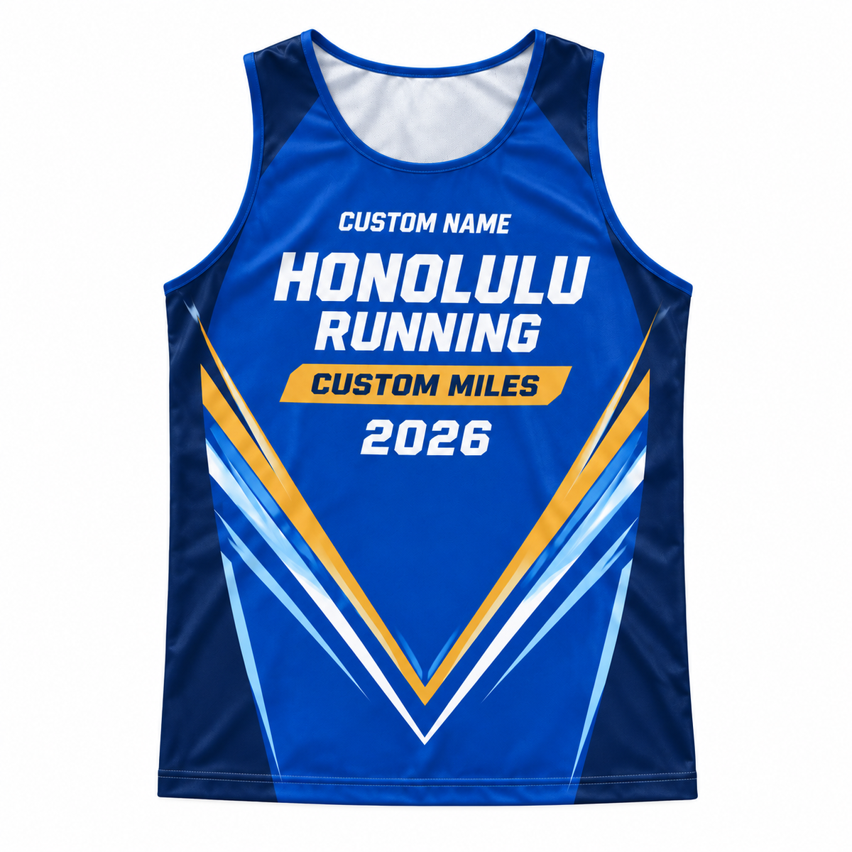 Custom Name Miles Honolulu Champion Running Tank Top