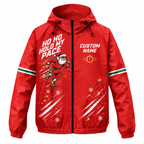 Custom Name Ho Ho Hold My Pace Running Windbreaker Jacket