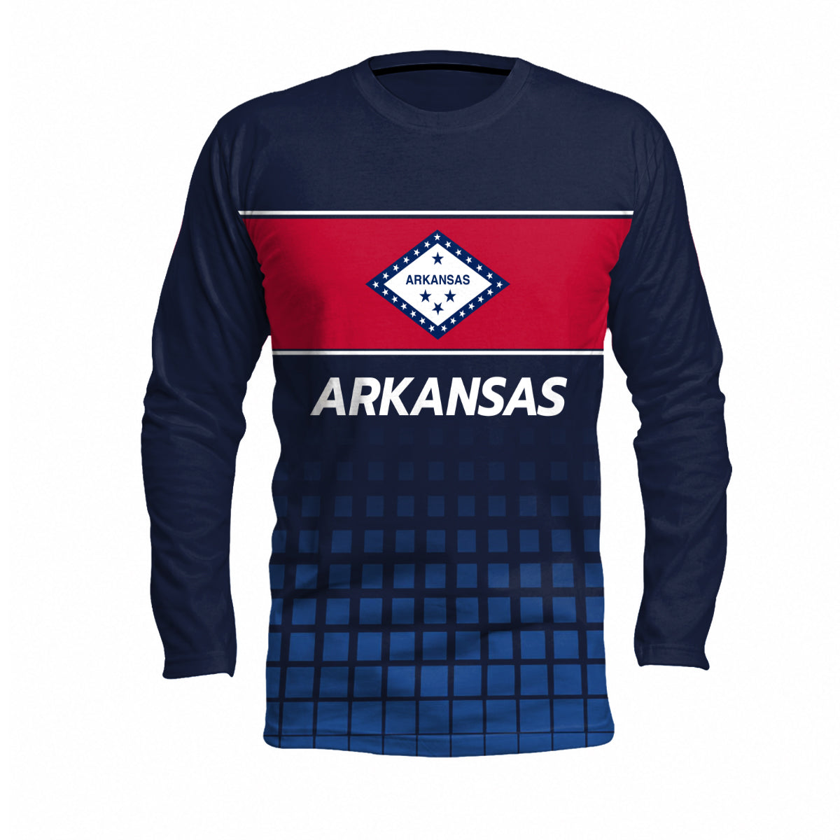Arkansas State Pride Long Sleeve Running T-Shirt