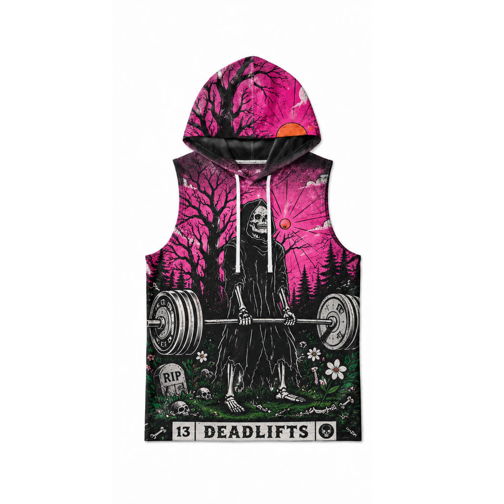 Dead Lift Men's Workout Hooded Tank Top