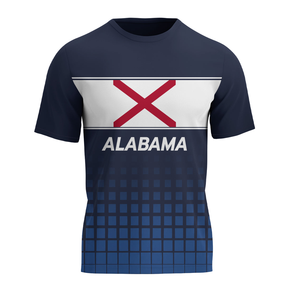 Alabama State Pride Tech Running T-Shirt
