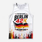 Urbaner Farbtropfen Berlin Wettkampftag Lauf-Tanktop