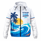 Custom Name Florida Coastal State Pride Florida Running Windbreaker Jacket