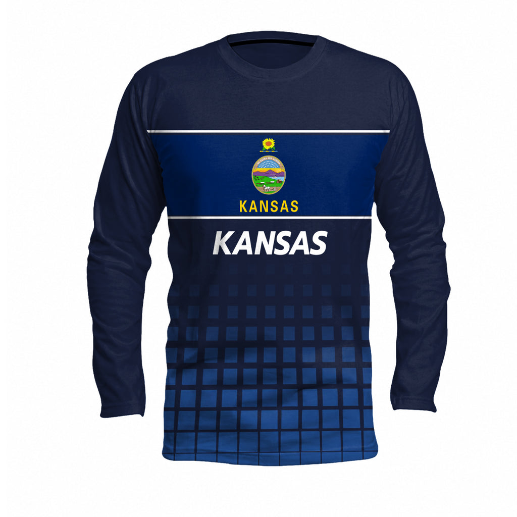 Kansas State Pride Long Sleeve Running T-Shirt