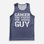 Cancer Fighter Running Tank Top Wrong Guy Running Singlet for Men