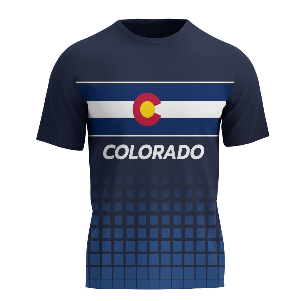 Colorado State Pride Tech Running T-Shirt
