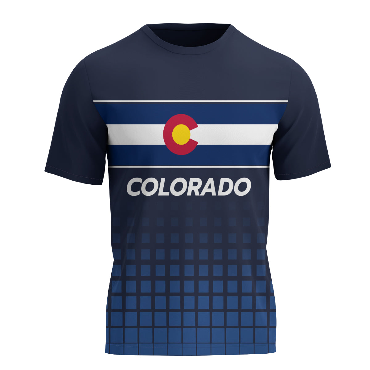 Colorado State Pride Tech Running T-Shirt