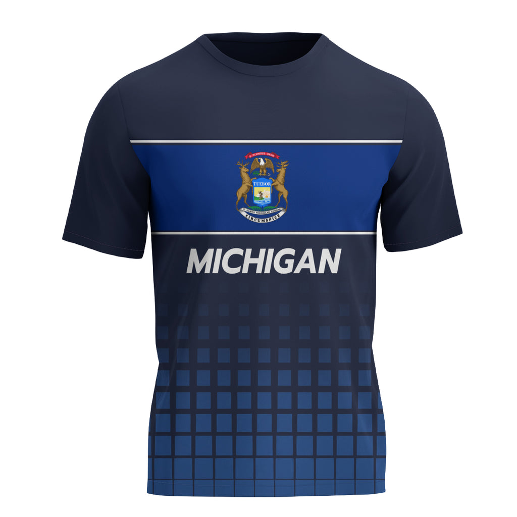 Michigan State Pride Tech Running T-Shirt