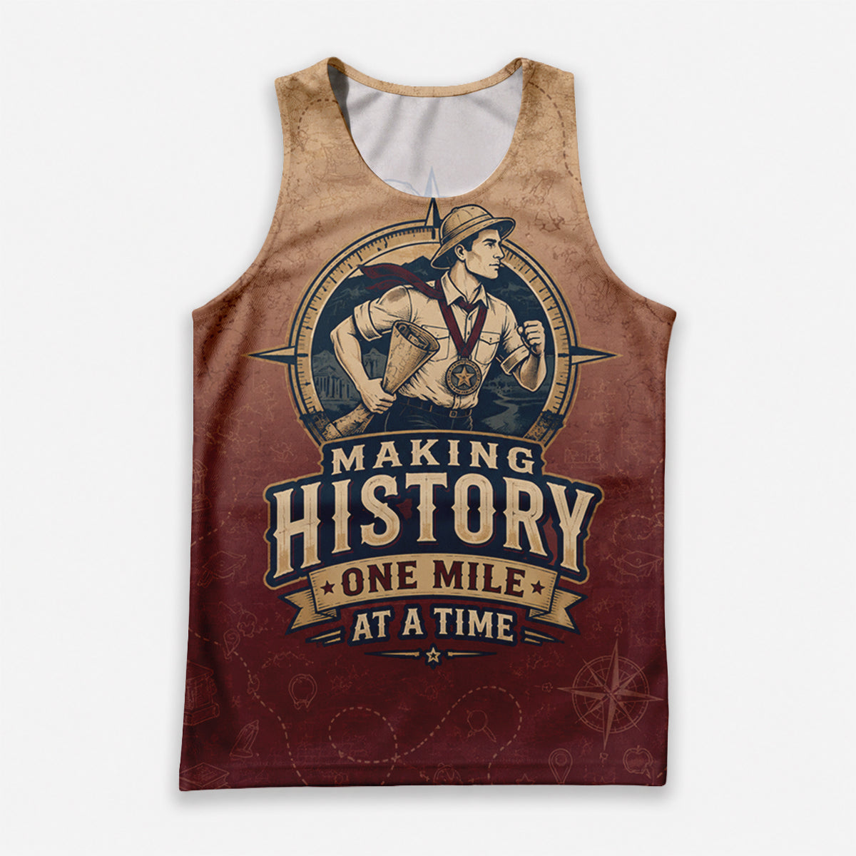Teacher Running Tank Top History Teacher Runner Tech Running Singlet