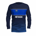 Nevada State Pride Long Sleeve Running T-Shirt