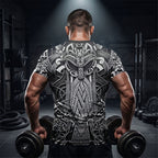 Path to Valhalla The Honored Warrior BJJ Rash Guard