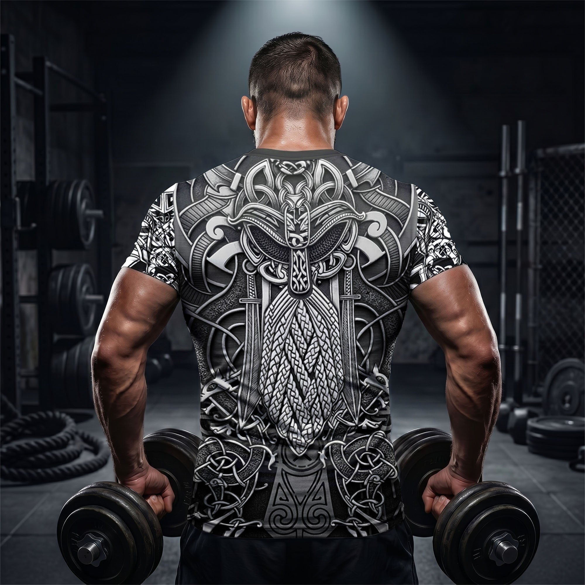 Path to Valhalla The Honored Warrior BJJ Rash Guard