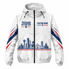 Custom Name Texas Skyline Run Running Windbreaker Jacket