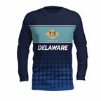 Delaware State Pride Long Sleeve Running T-Shirt