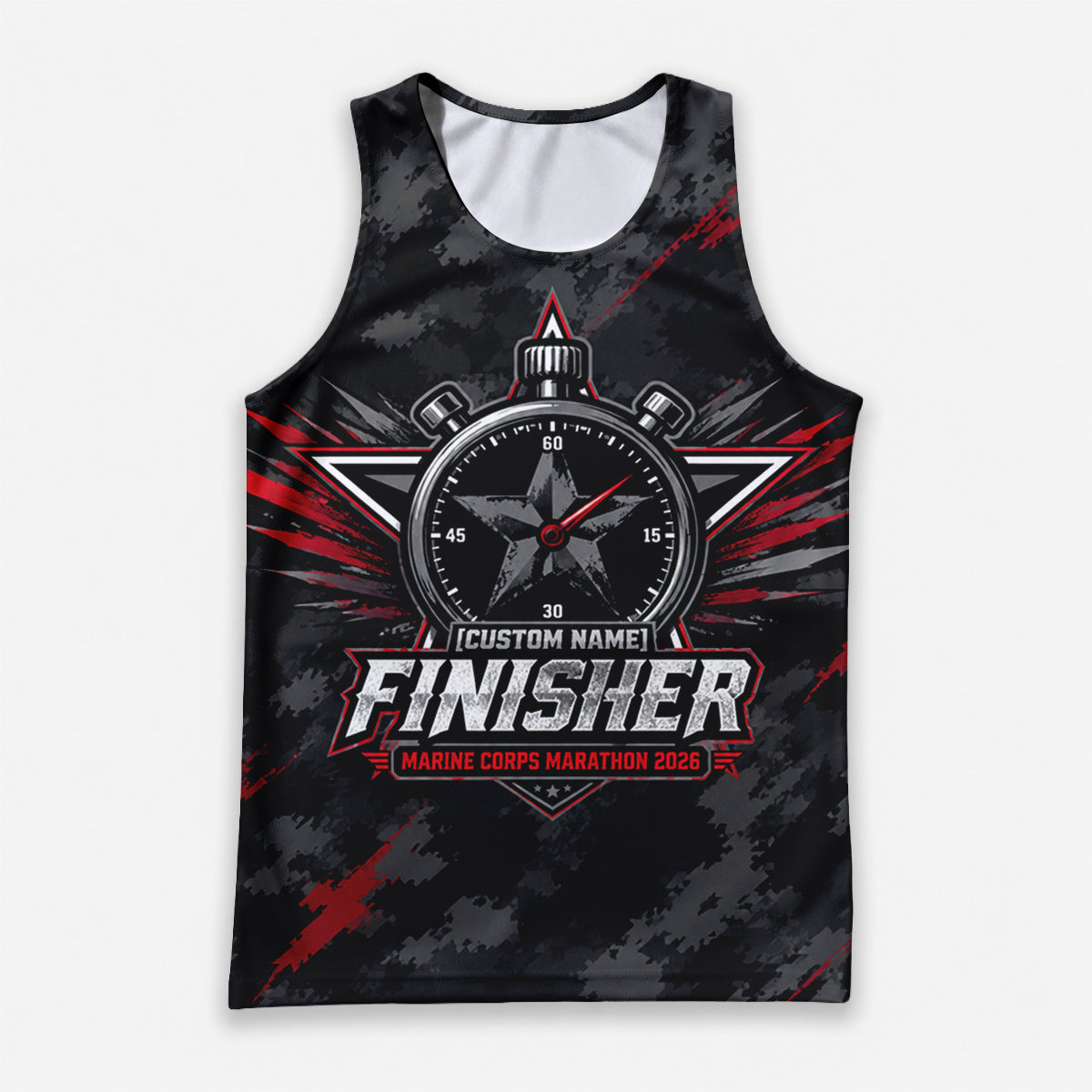 Tactical Speed The Marine Corp Race Day Running Tank Top