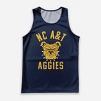 HBCU Running Tank Top North Carolina A&T State University Bulldog Running Singlet for Men and Women