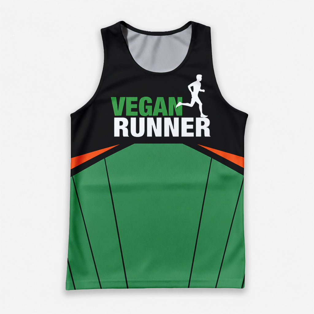 Vegan Running Tank Top Vegan Runner Running Singlet for Men and Women