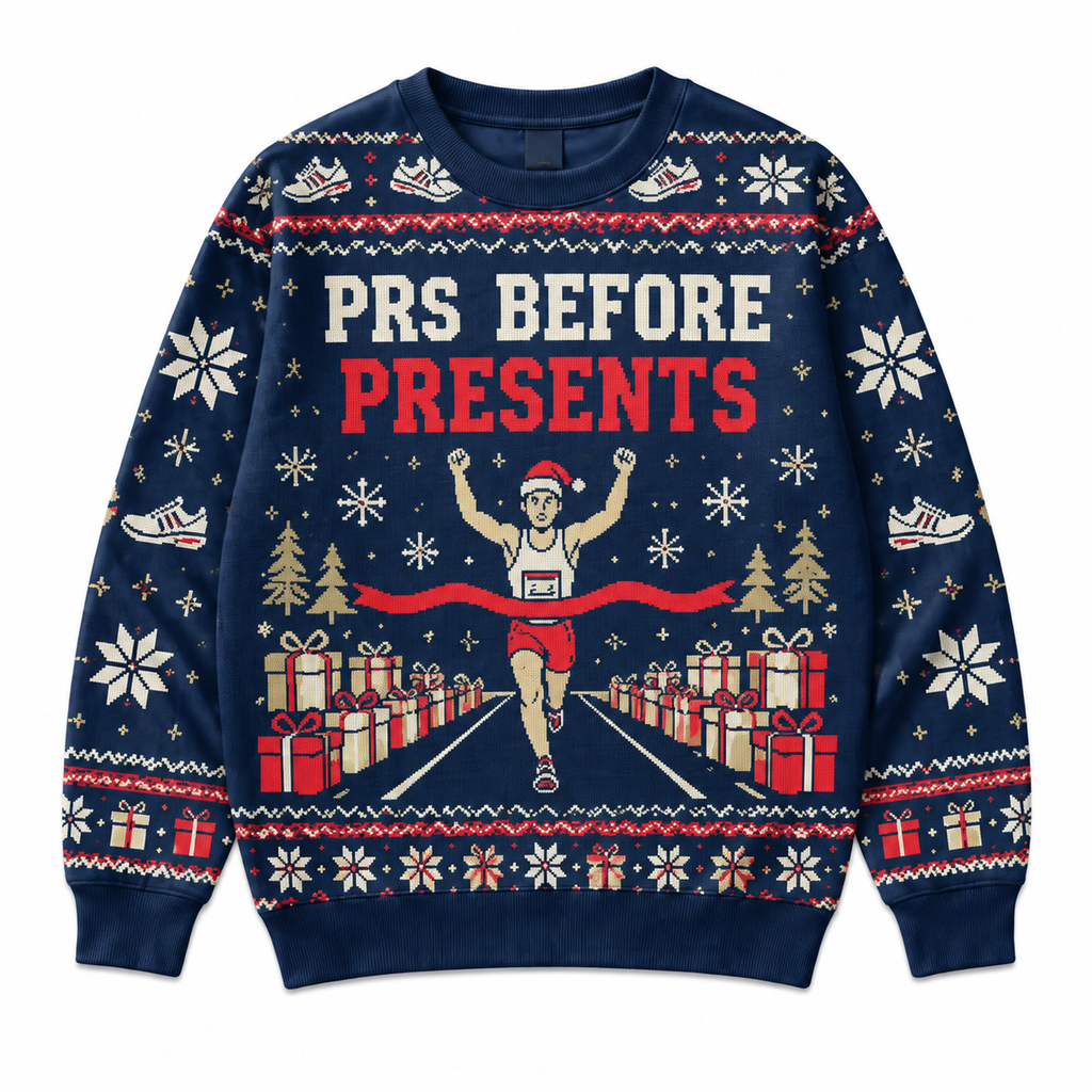 PRs Before Presents Sweater