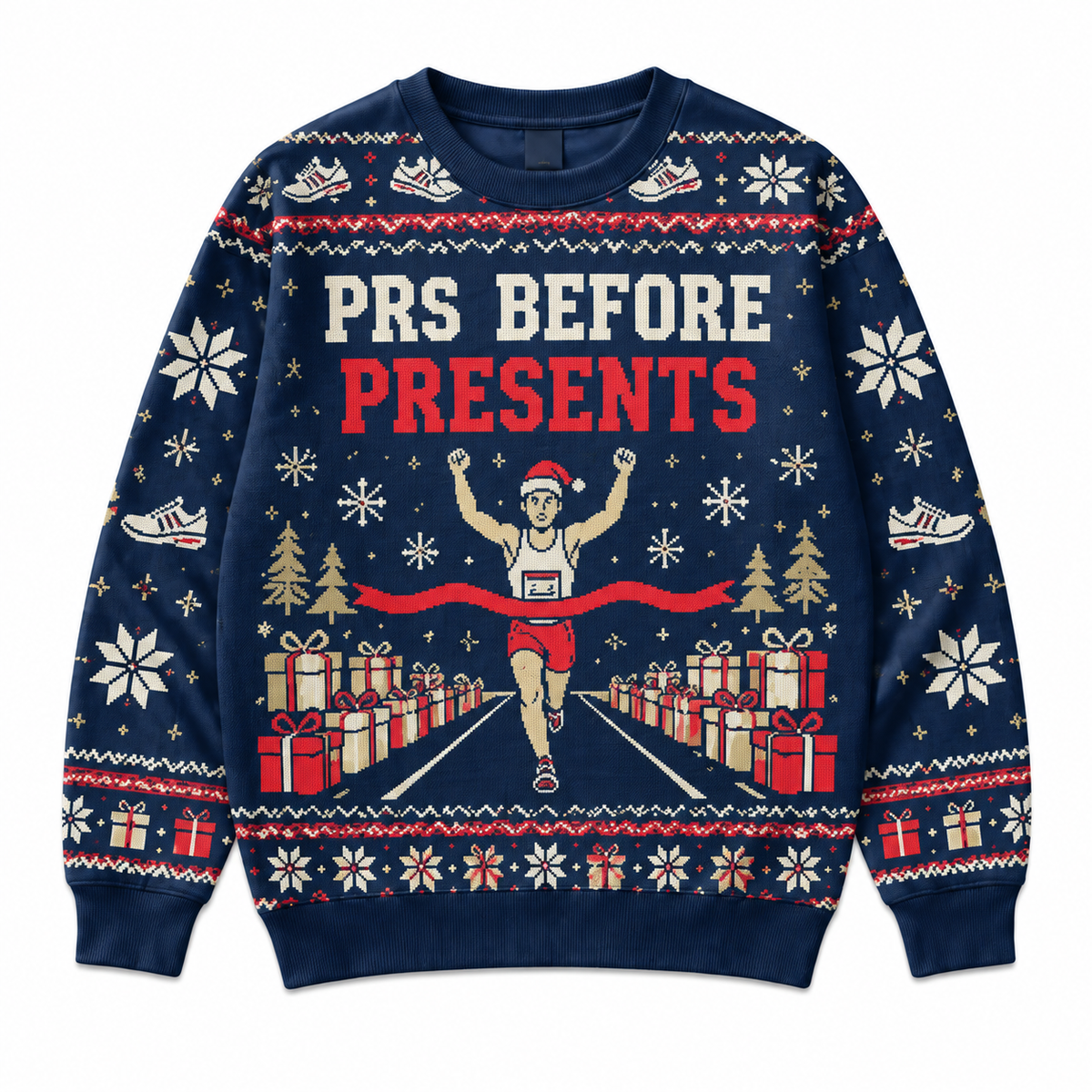 PRs Before Presents Sweater