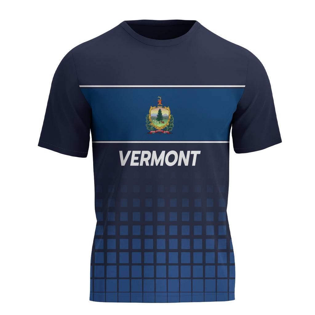 Vermont State Pride Tech Running T-Shirt