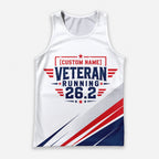 Veteran Running 26.2 The Marine Corp Race Day Running Tank Top