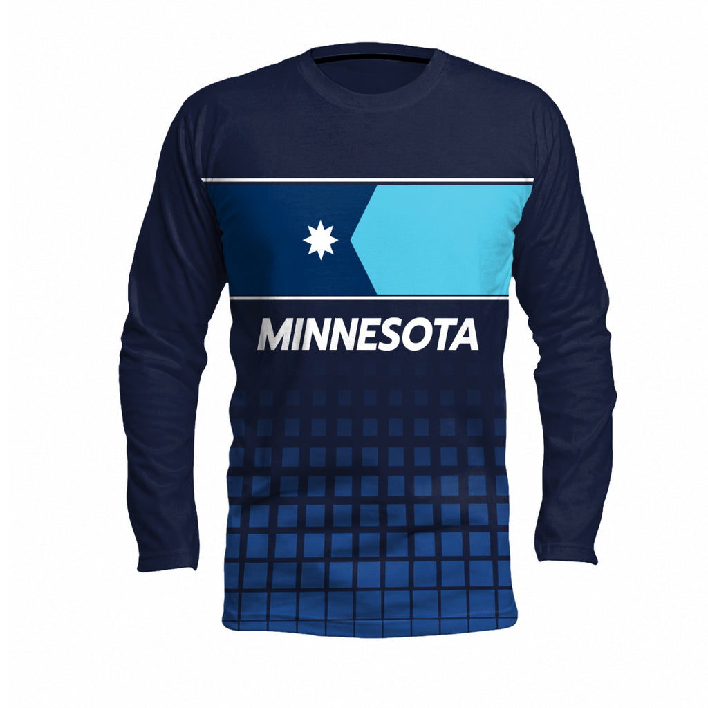 Minnesota State Pride Long Sleeve Running T-Shirt