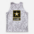 U.S.Military Running Tank Top U.S.Army Camo Running Singlet for Men and Women