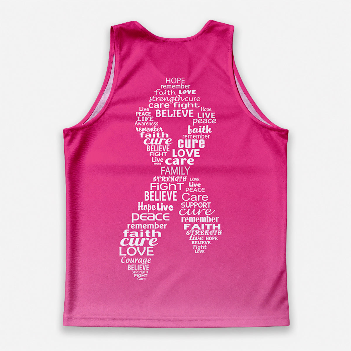Cancer Fighter Running Tank Top Breast Cancer Awareness Running Singlet for Men and Women