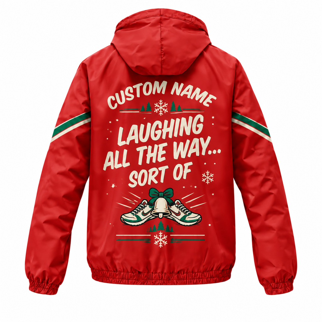 Custom Name Dashin’ Through the Nope Running Windbreaker Jacket