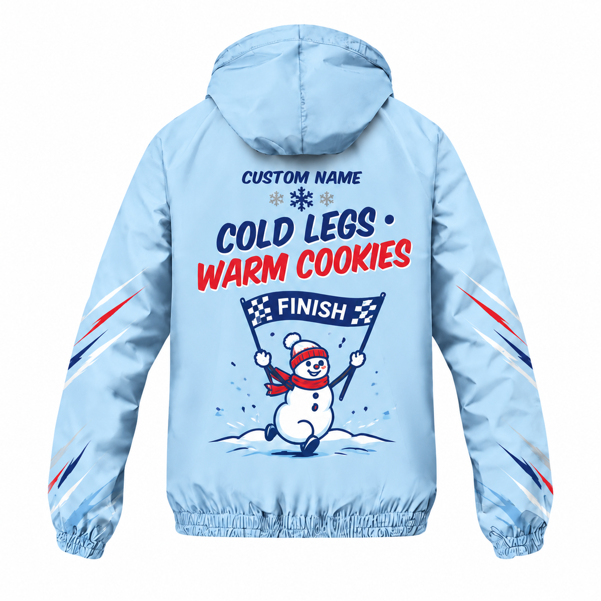 Custom Name Snow Problem Running Windbreaker Jacket