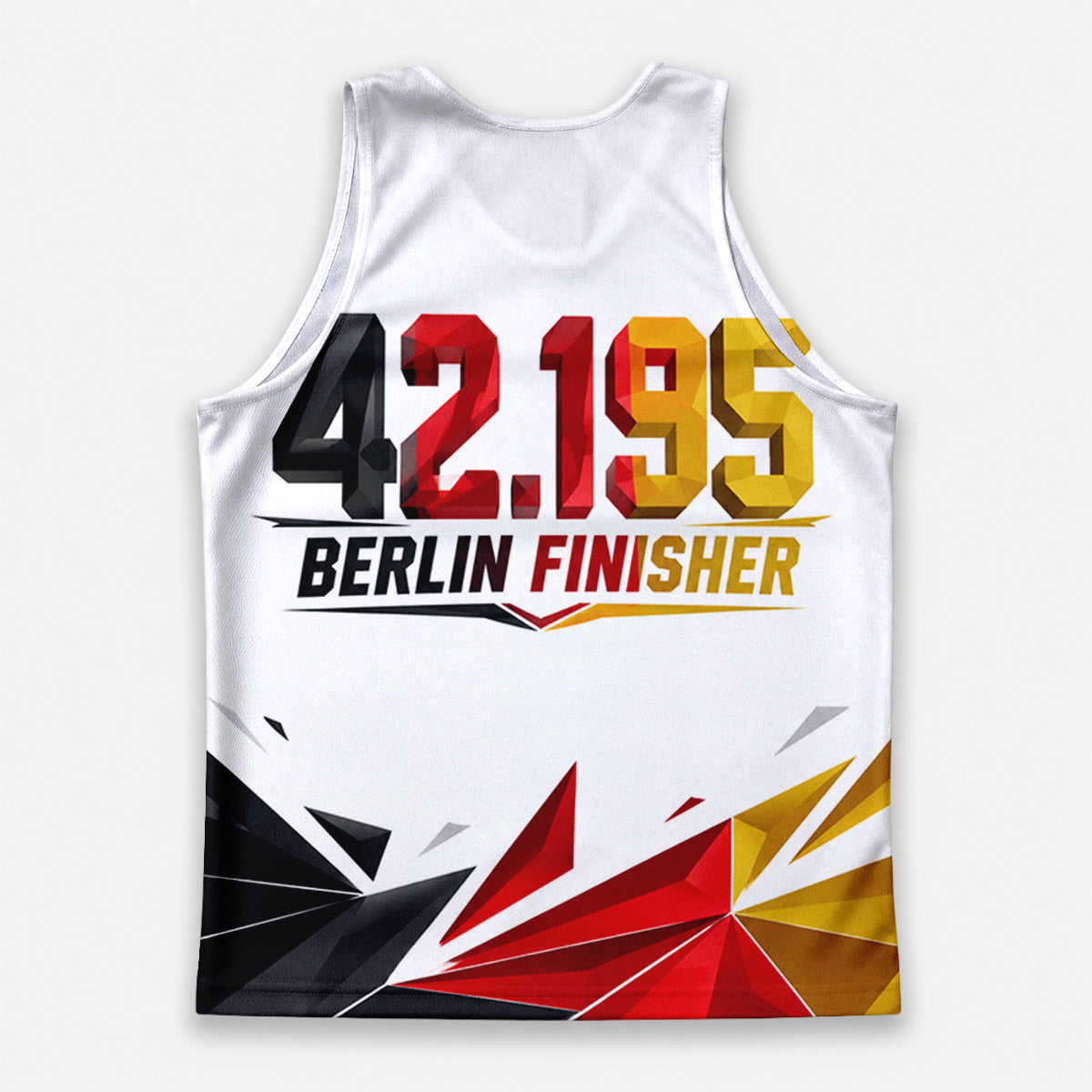 Geometrisches Polygon Berlin Wettkampftag Lauf-Tanktop