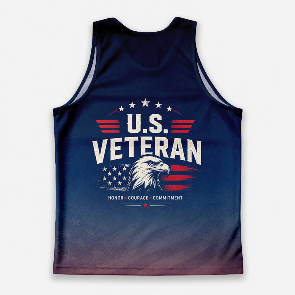 Veteran Tech Running Tank Top - U.S. Eagle Running Singlet