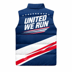United We Run USA Sleeveless Running Puffer Jacket