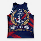 United We Run The Marine Corp Race Day Running Tank Top