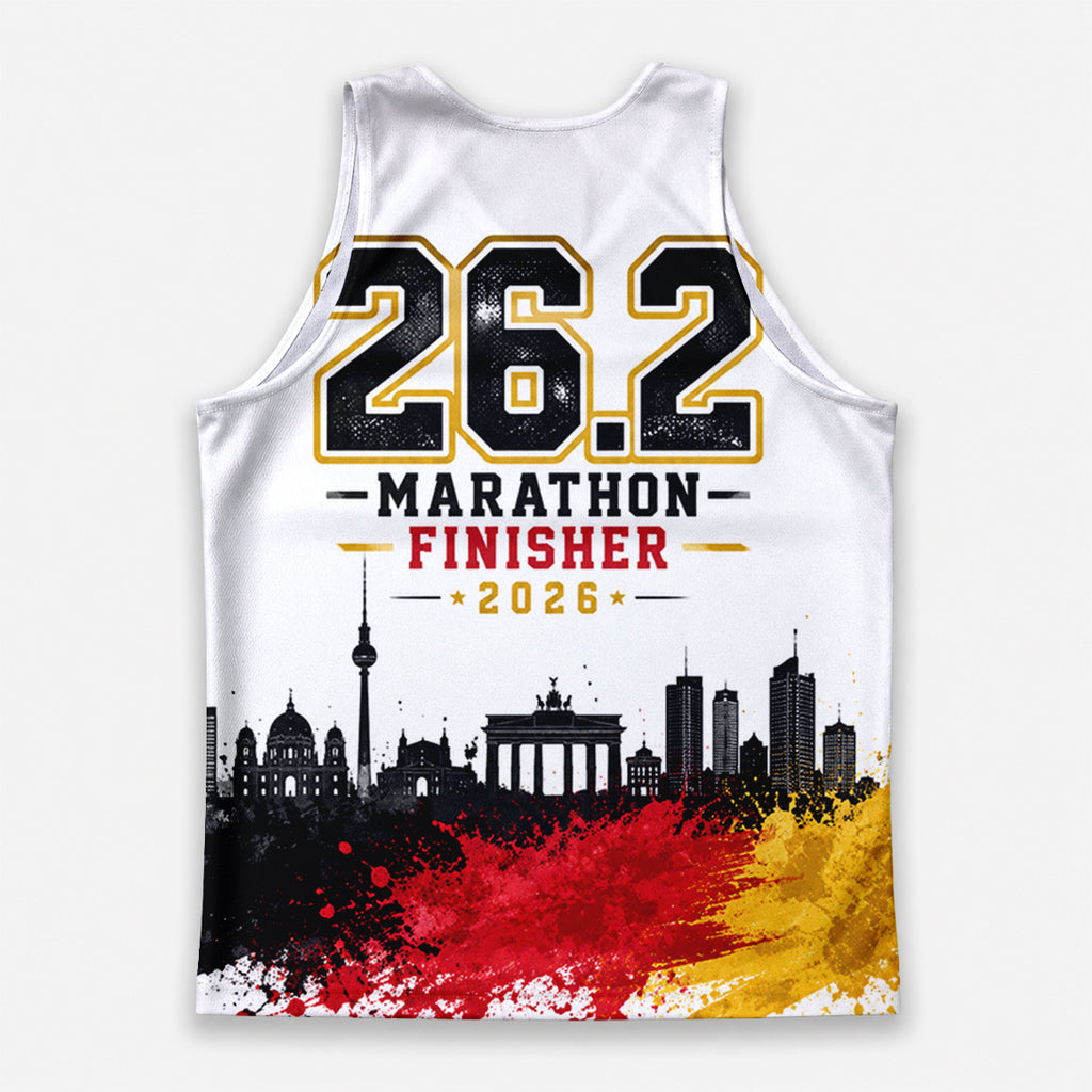 Berlin Skyline Silhouette Berlin Wettkampftag Lauf-Tanktop