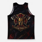 Men's Running Tank Top Firefighter Courage Under Fire Running Singlet V2