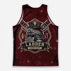 Men's Running Tank Top Firefighter Ladder Company Running Singlet V2