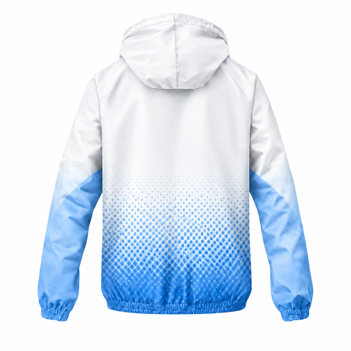 Custom Name State Sport Dot Fade Running Windbreaker Jacket