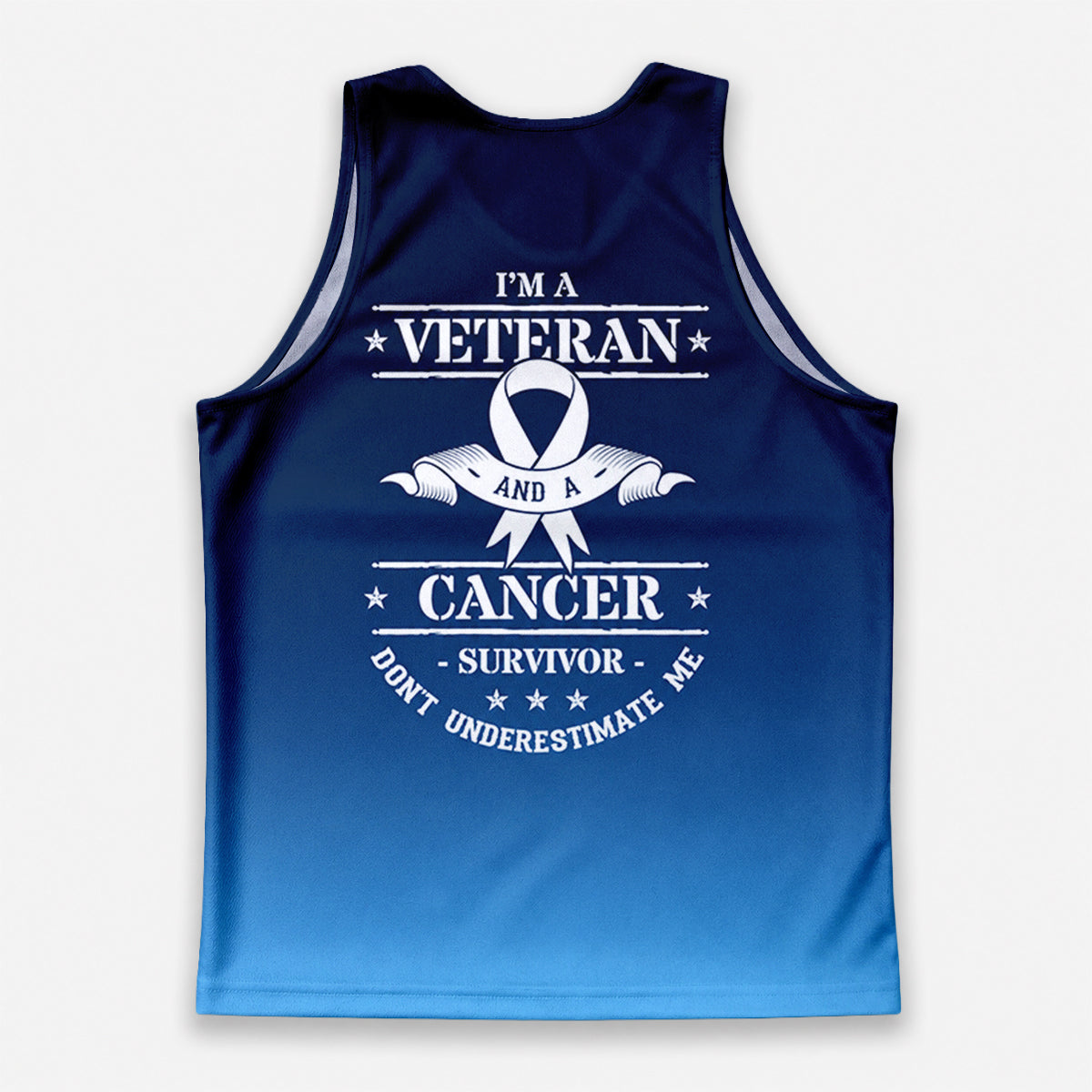 Cancer Fighter Running Tank Top Veteran Survivor Running Singlet for Men and Women