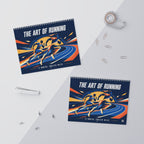Modern Abstract Sports Art Motivational Quote Running Wall Calendar