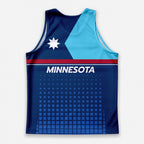 Patriotic Tech Running Tank Top - Minnesota State Pride Running Singlet