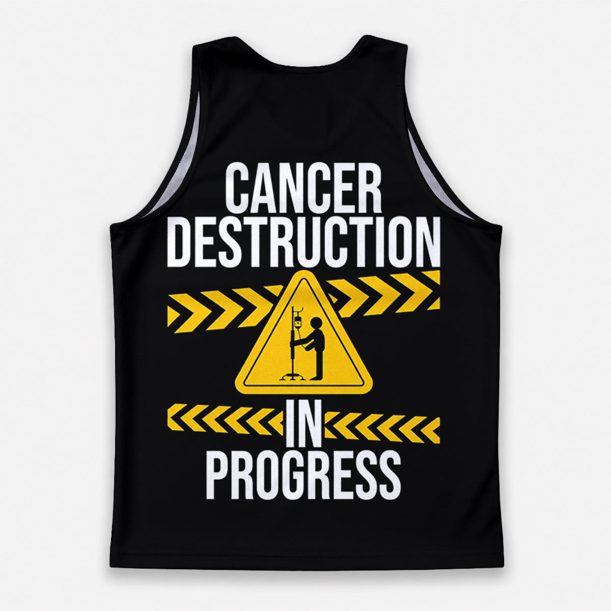 Cancer Fighter Running Tank Top Cancer Destruction Running Singlet for Men and Women