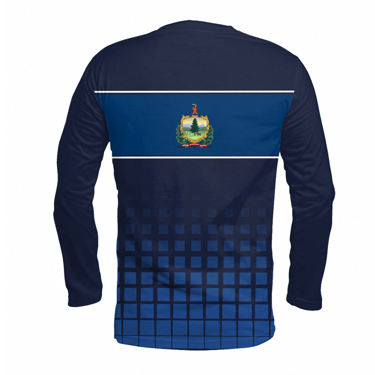 Vermont State Pride Long Sleeve Running T-Shirt