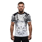 Odin’s Gaze The Fenrir & Vegvísir Guardian BJJ Rash Guard