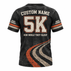 Custom Name Night Shift 5K Halloween Tech Running T-Shirt