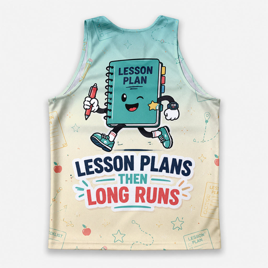 Teacher Running Tank Top Lesson Plan Marathon Tech Running Singlet