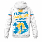 Custom Name Florida Sunshine Runner Florida Running Windbreaker Jacket